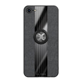 XINLI Stitching Cloth Textue Stoßfeste TPU-Schutzhülle mit Ringhalterung, für iPhone 8/7, für iPhone 8 Plus/7 Plus, für iPhone X/XS, für iPhone XR, für iPhone XS Max, für iPhone 6/6s